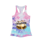 Leave A Little Mystery/Tie Dye Racerback Tank Top