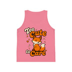 Too Cute To Care/Kid's Jersey Tank Top
