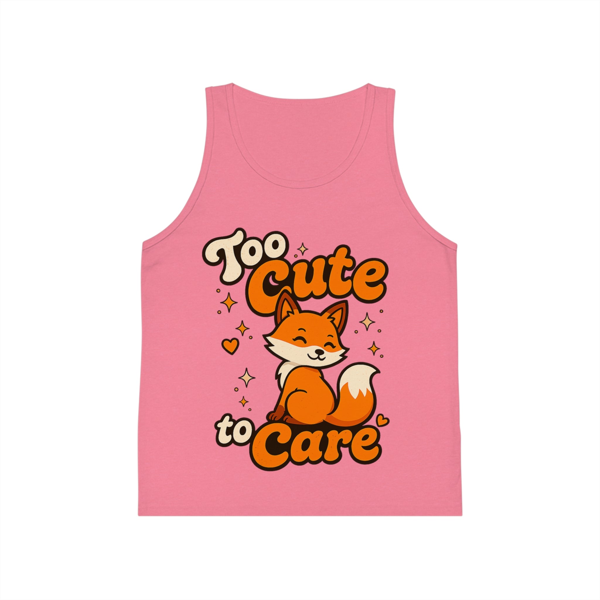 Too Cute To Care/Kid's Jersey Tank Top