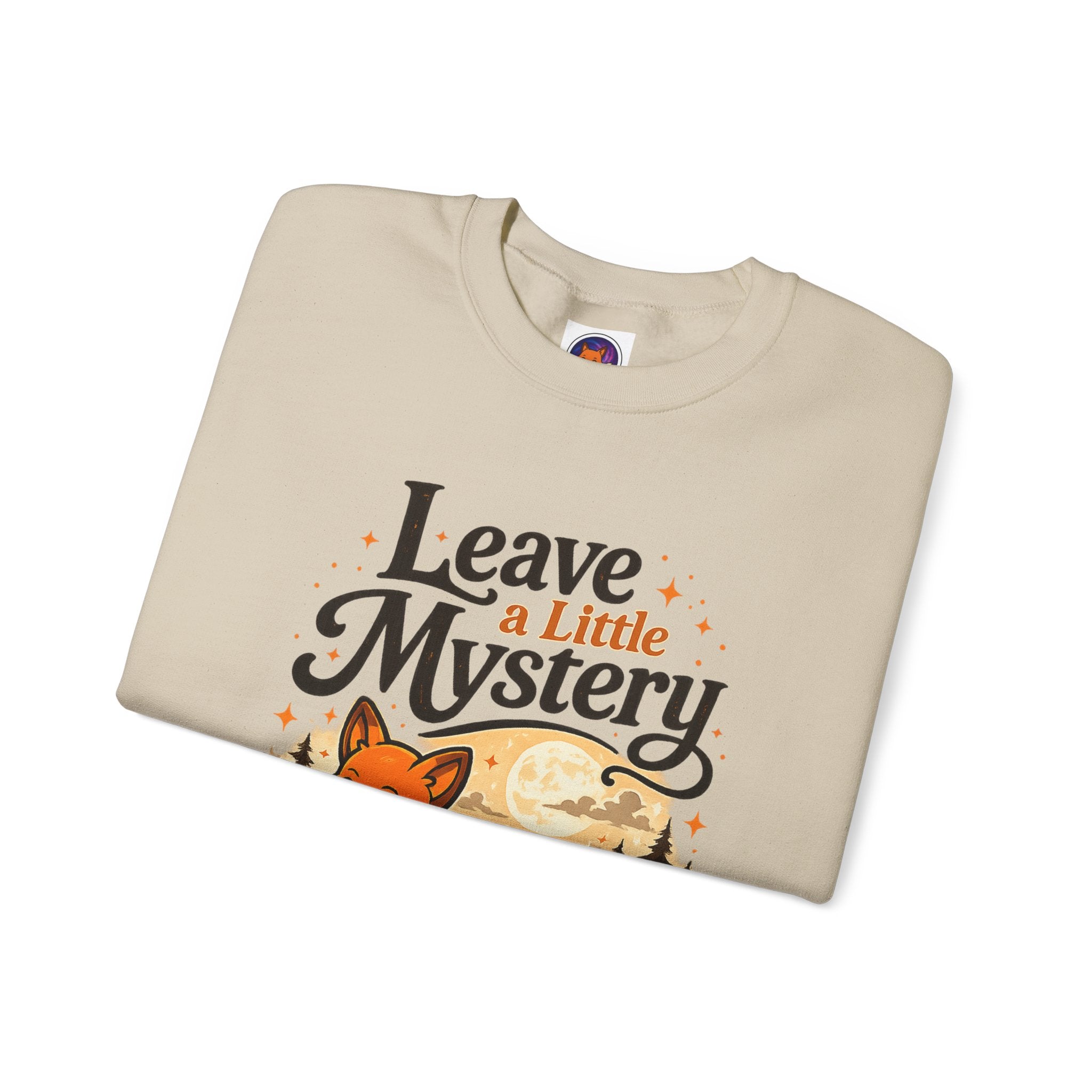 Leave A Little Mystery/Heavy Blend™ Crewneck Sweatshirt