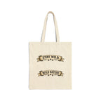 Calm Clever Untamed/Cotton Canvas Tote Bag