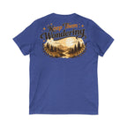 Leave A Little Mystery/Jersey Short Sleeve V-Neck Tee