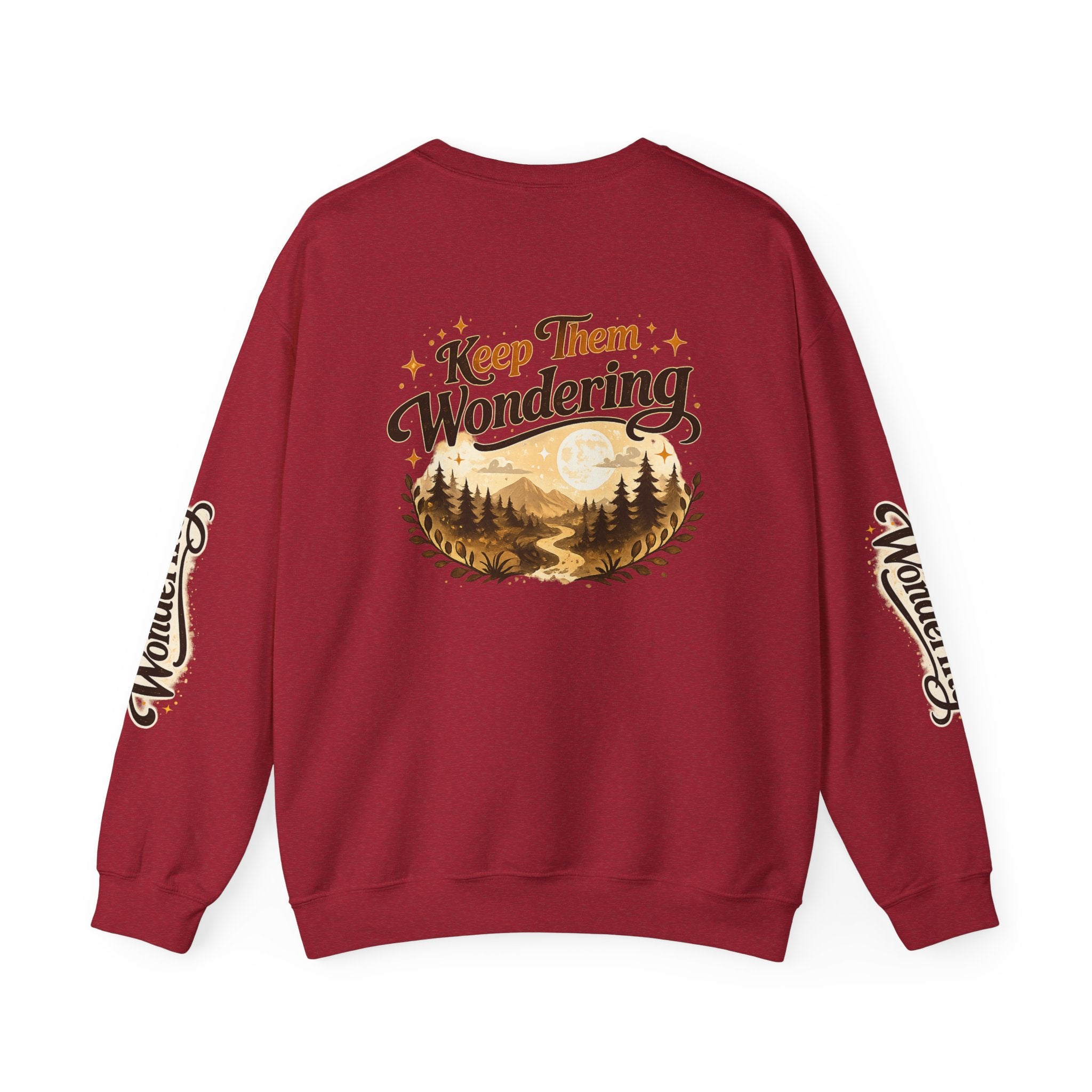 Leave A Little Mystery/Heavy Blend™ Crewneck Sweatshirt