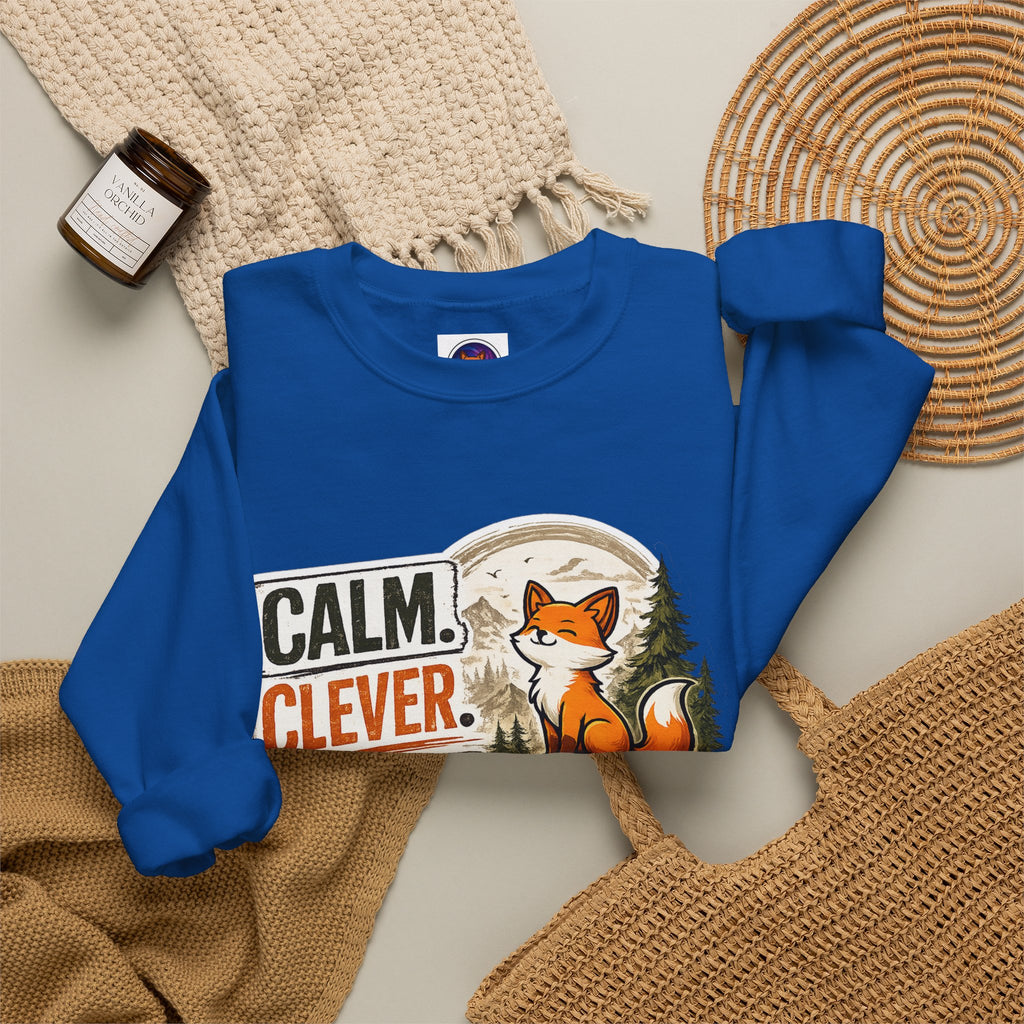 Calm Clever Untamed/Heavy Blend™ Crewneck Sweatshirt
